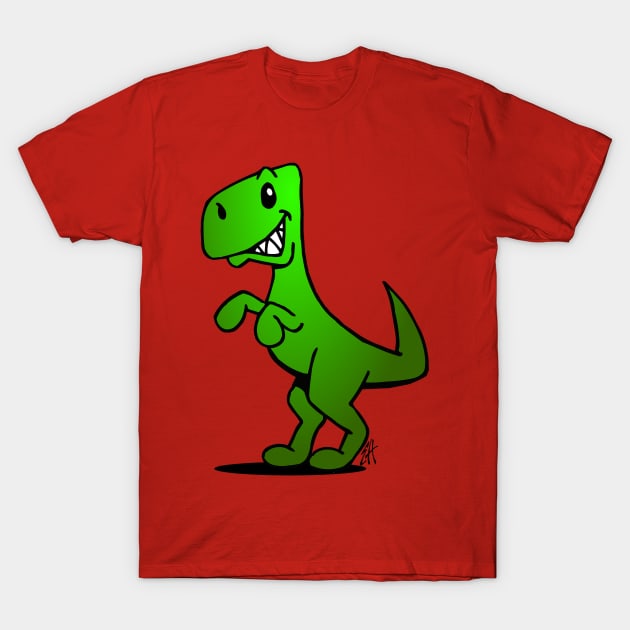 T-Rex dinosaur T-Shirt by Cardvibes